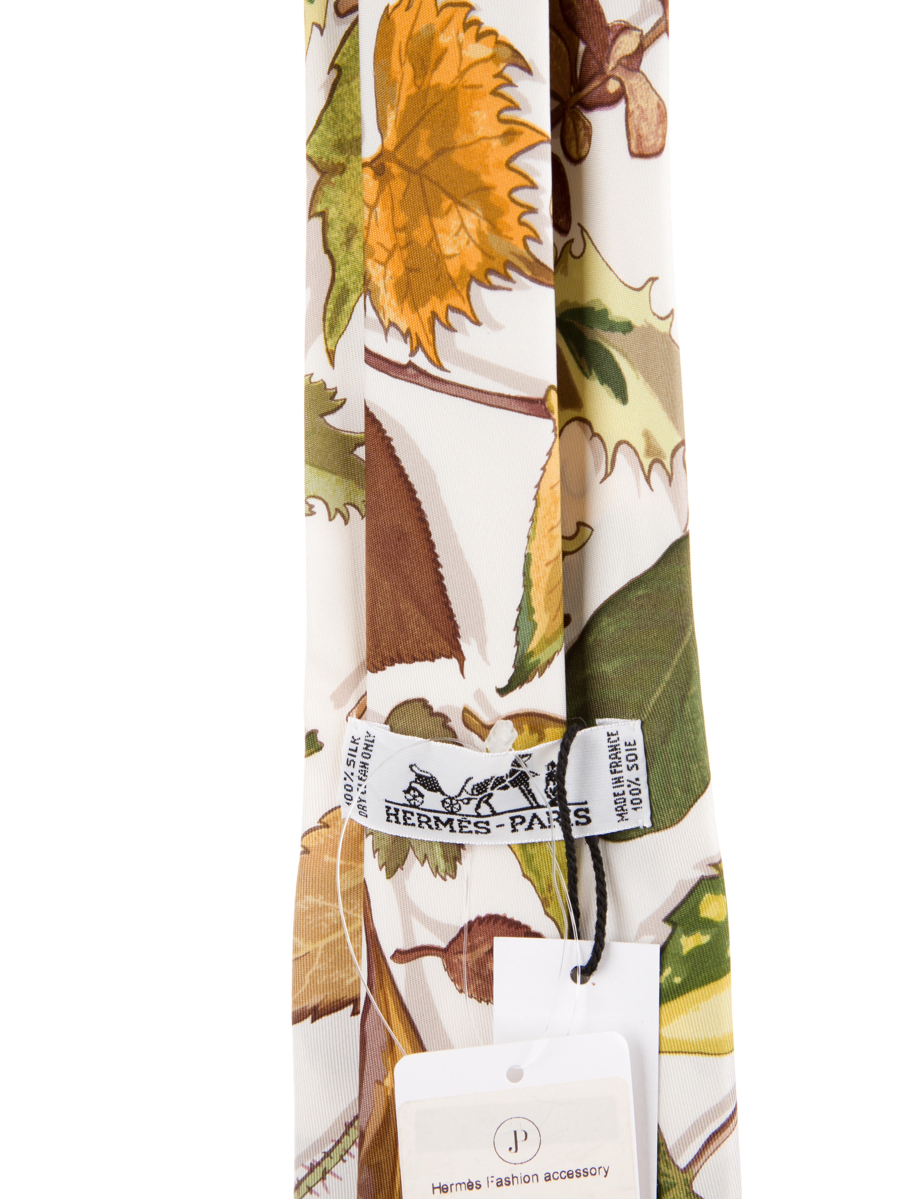 Hermès Silk Printed Tie